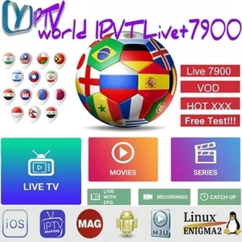 

HD Smart TV Smart Pro Account XXX Renewal Support Duplex player STB VLC PC IOS Hot Selling Free Test