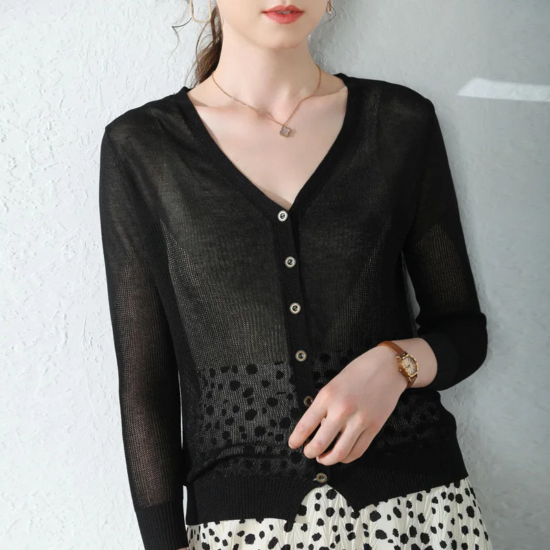 Женский кардиган 7 цветов от M до 2XL вязаные кардиганы для женщин 2020 черный белый