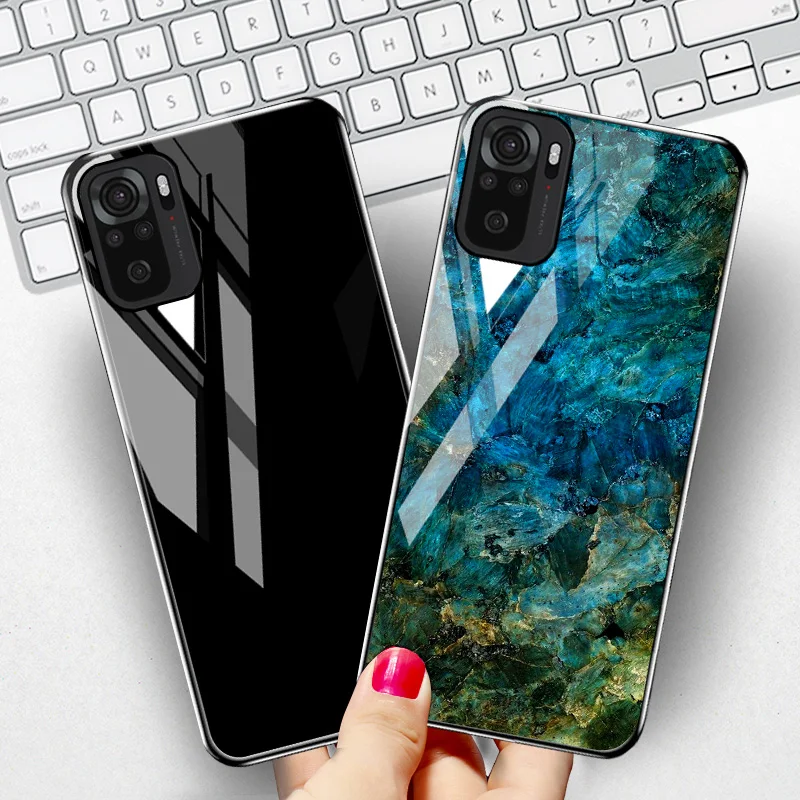 Poco X3 X4 M3 Pro F3 M4 Case For Xiaomi Redmi Note 9 Pro Case Tempered Glass Cover Mi 11 Lite 10T 11T 12 Redmi Note 10 11 Bumper