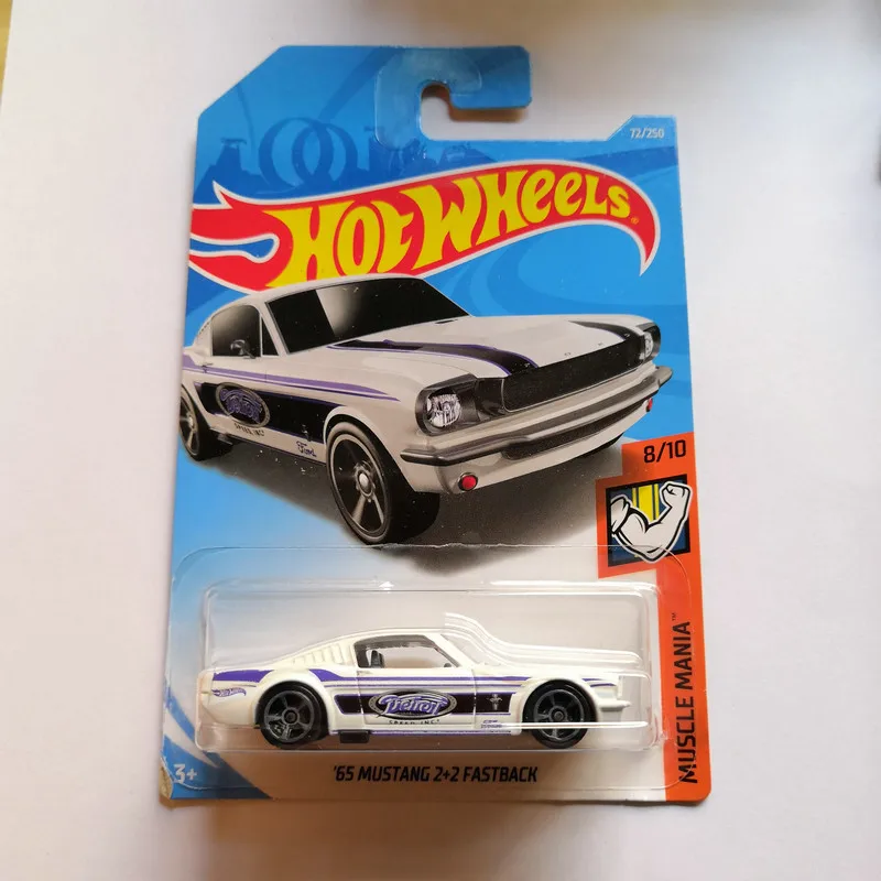 2020 116 Hot Wheels 1:64 Car 65 MUSTANG 2 FASTBACK металлическая литая модель автомобиля детские