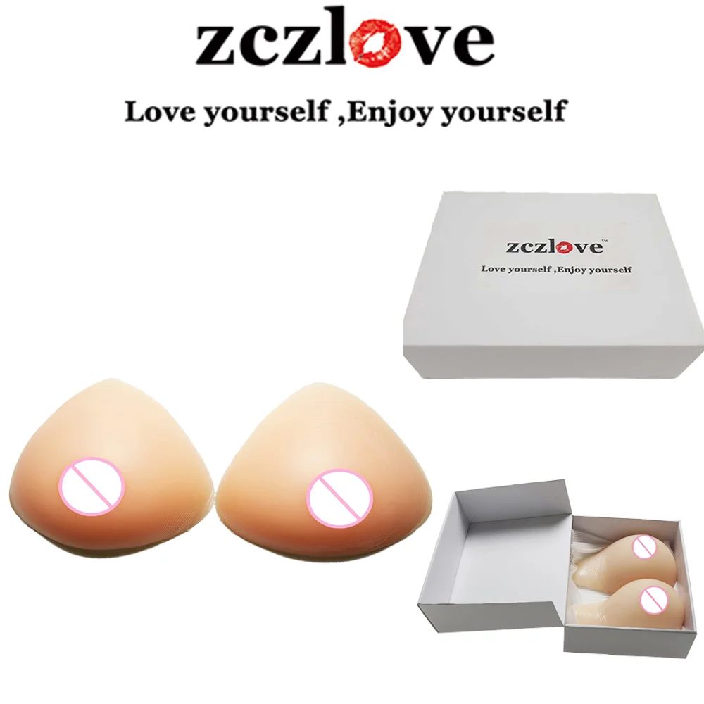 Треугольный тип cd диск силиконовая грудь поддельные груди медицина мастэктомия