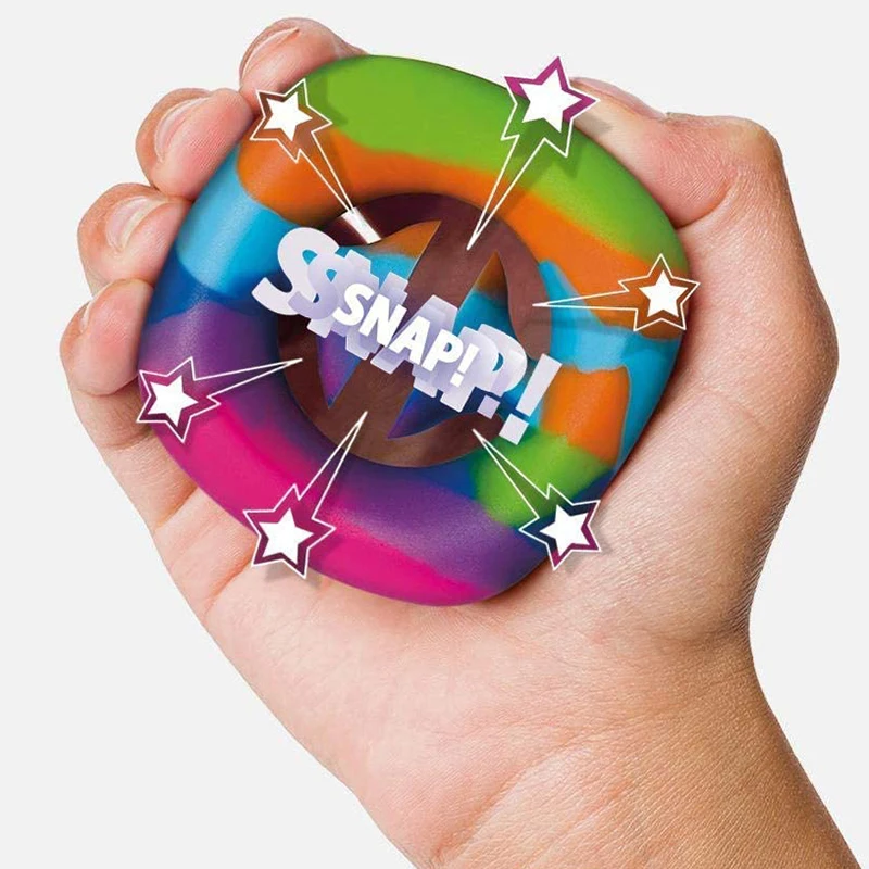 

Simple Snapperz Sensory Fidget Snap Hand Toy Relief Stress Relieve Anti-anxiety Silicone Toy Fidget Sensory Toy Brinquedos Gift