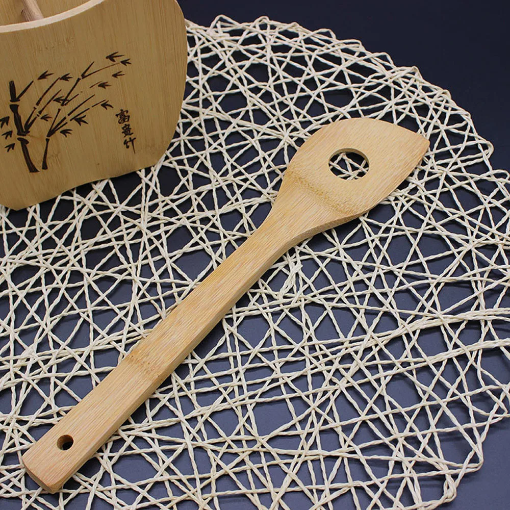 5 предметов Бамбуковая кухонная посуда кухонные инструменты для готовки ложка