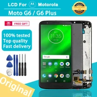original lcd display for motorola moto g6 lcd touch screen digitizer assembly for moto g6 plus lcd display replaceable screen