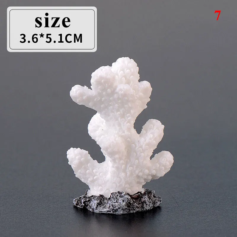 

1pc Resin Fish Tank Landscape Aquarium Decoration Artificial Coral Cute Colorful Coral Fish Aquatic Ornament