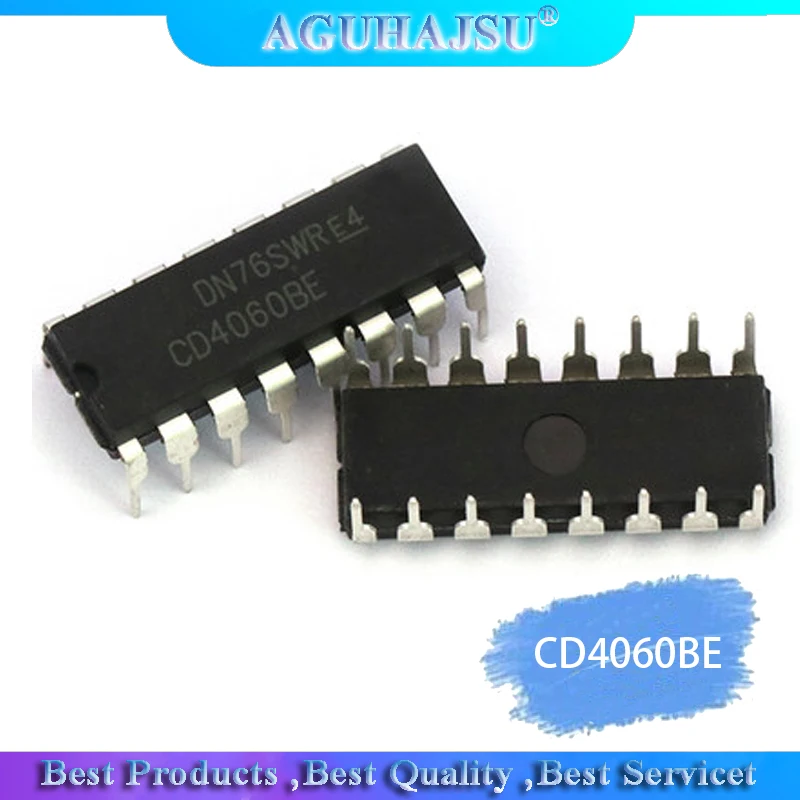 10 шт. CD4060BE DIP16 CD4060 DIP новый 14-уровень двойные серийный рассчитывать