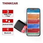 Диагностический сканер THINKCAR 2, универсальный диагностический прибор с поддержкой Bluetooth, obd 2, для чтения кодов