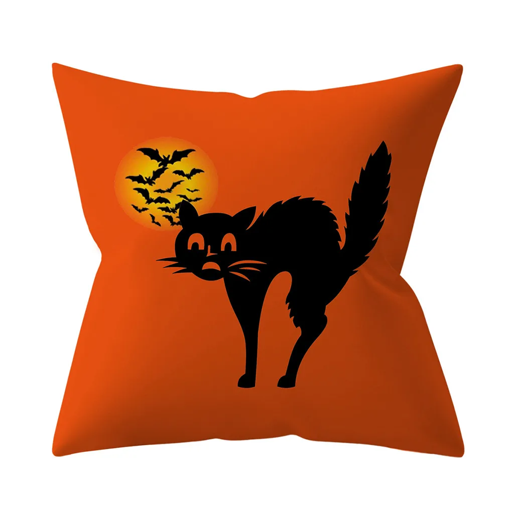 Чехол из полиэстера в виде подушки для украшения дома на Хэллоуин День