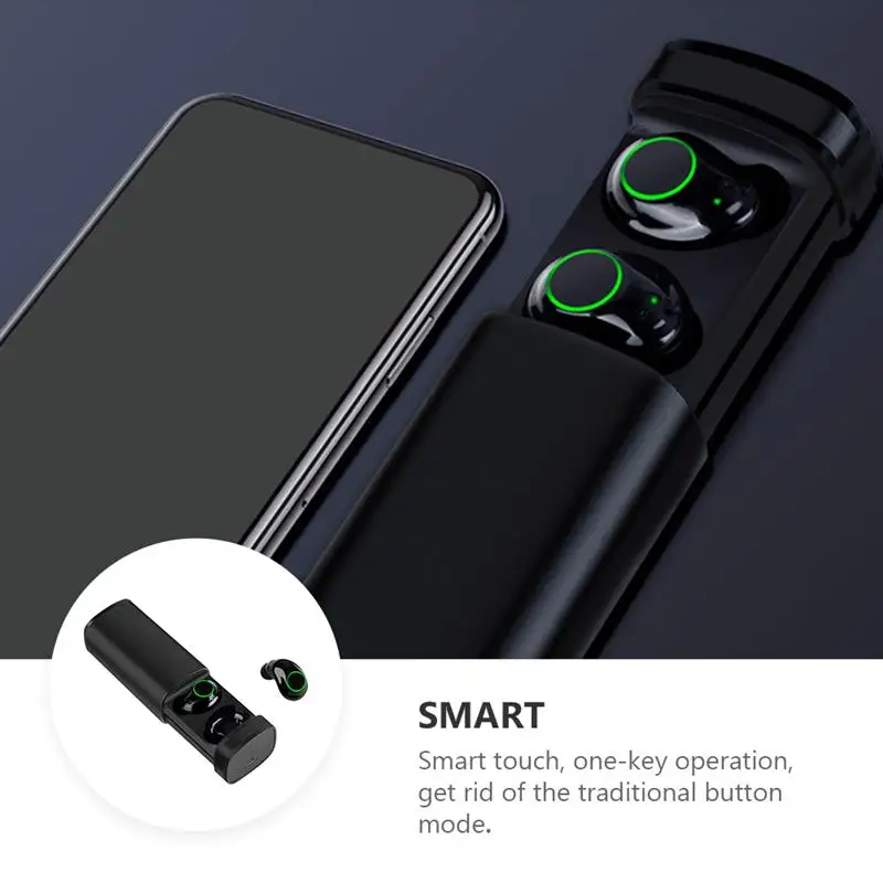 

1 Set of Wireless Connecting In-Ear Earphones Mini Compact Earphone Headset