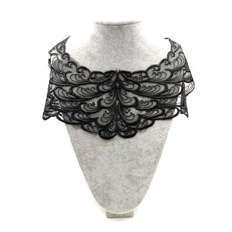 

5 шт., вышитый кружевной воротник-аппликация