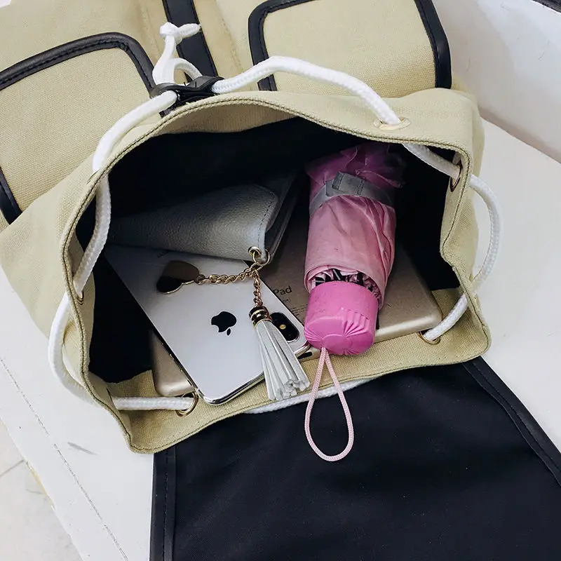 

Canvas Female Backpacks Women Laptop Backpack Teenage Girls School Bags Fashion Lady High Quality Business Bags Retro Women Bags
