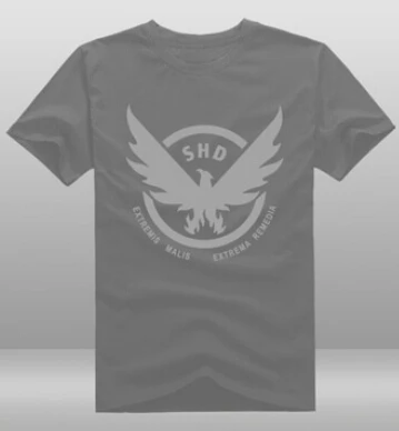 

Mens Casual Tom Clancy's The Division SHD The Strategic Homeland Division Logo Cotton O-Neck Short Sleeve T-shirts