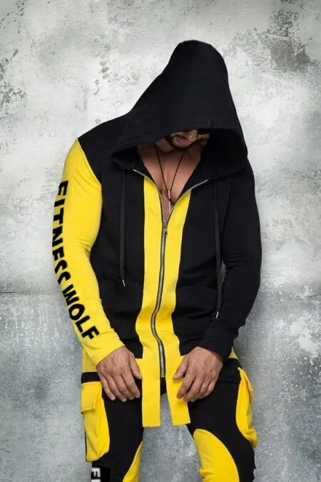 Спортивный костюм мужской из двух предметов Свитшот и штаны с принтом в стиле