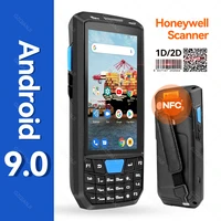 rugged pda android 9 0 handheld pos data handheld terminal nfc 1d 2d honeywell barcode scanner reader data collector