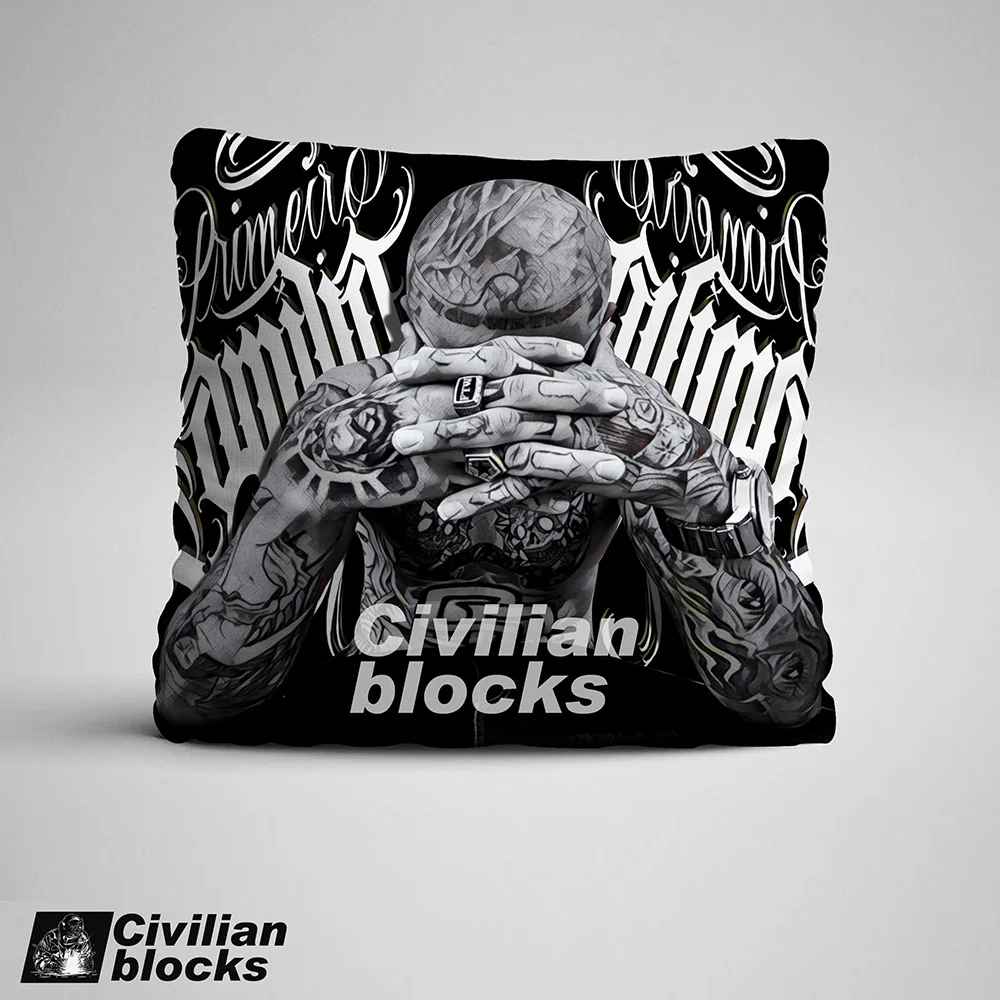 

West Coast Chicano Oldschool Hiphop Mexican Pillow Cojines Decorativos Para Sofa Seat Cushion Pillows Decor Home Chair Cushion