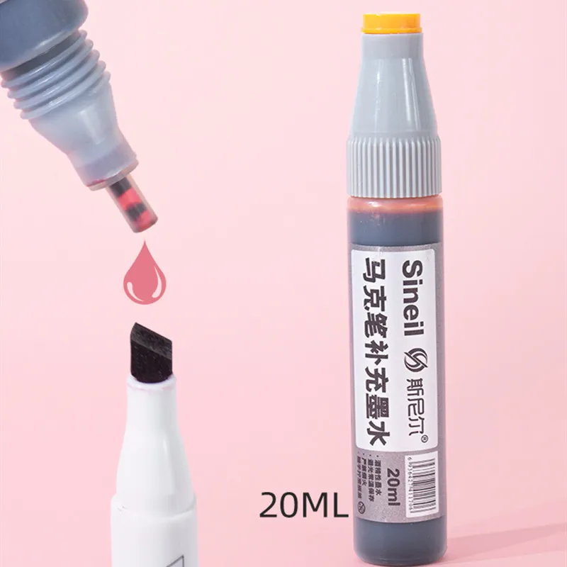 Marker Replenishing Liquid Universal Touch Water Filling Alcohol Oily 24 Color 36 48 60 Ink | Канцтовары для офиса и дома