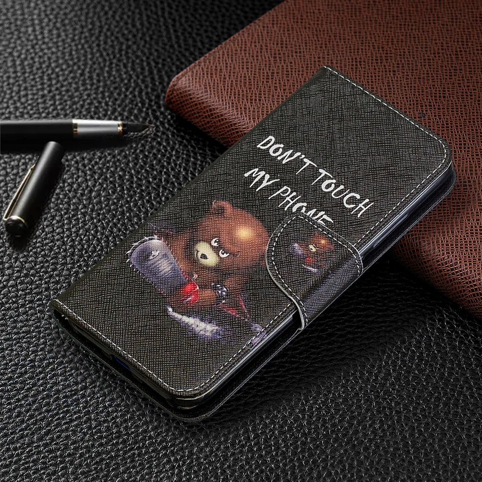 Модный чехол книжка с цветком для Sony Xperia 5 8 10 XA2 Ultra L2 XZ1 Compact mini XZ2 XZ XA1 Plus Z6 E6 L1 Premium|Бамперы| |
