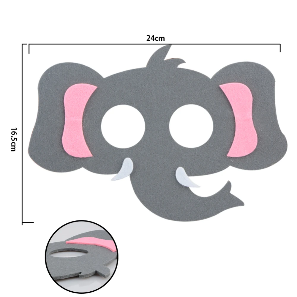 15 шт. фетровые маски сафари в виде джунглей|Украшения своими руками для