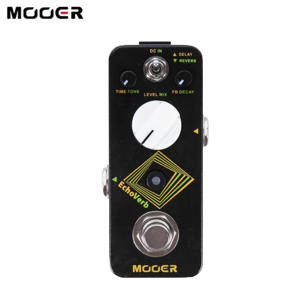 MOOER ecoverb цифровая педаль для гитарного эффекта с задержкой реверберации