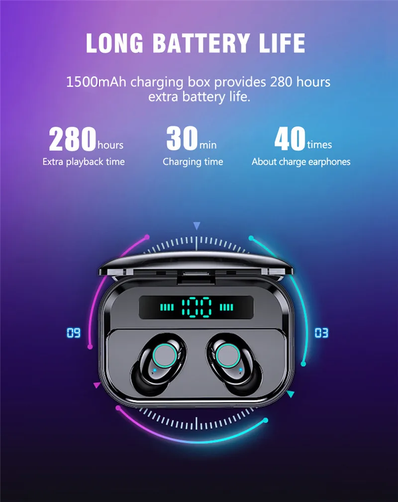 M7 TWS Bluetooth 5,0 наушники стерео беспроводные наушники HiFi Звук Спорт Air Dots Pro Handsfree игровая гарнитура для Xiaomi Redmi