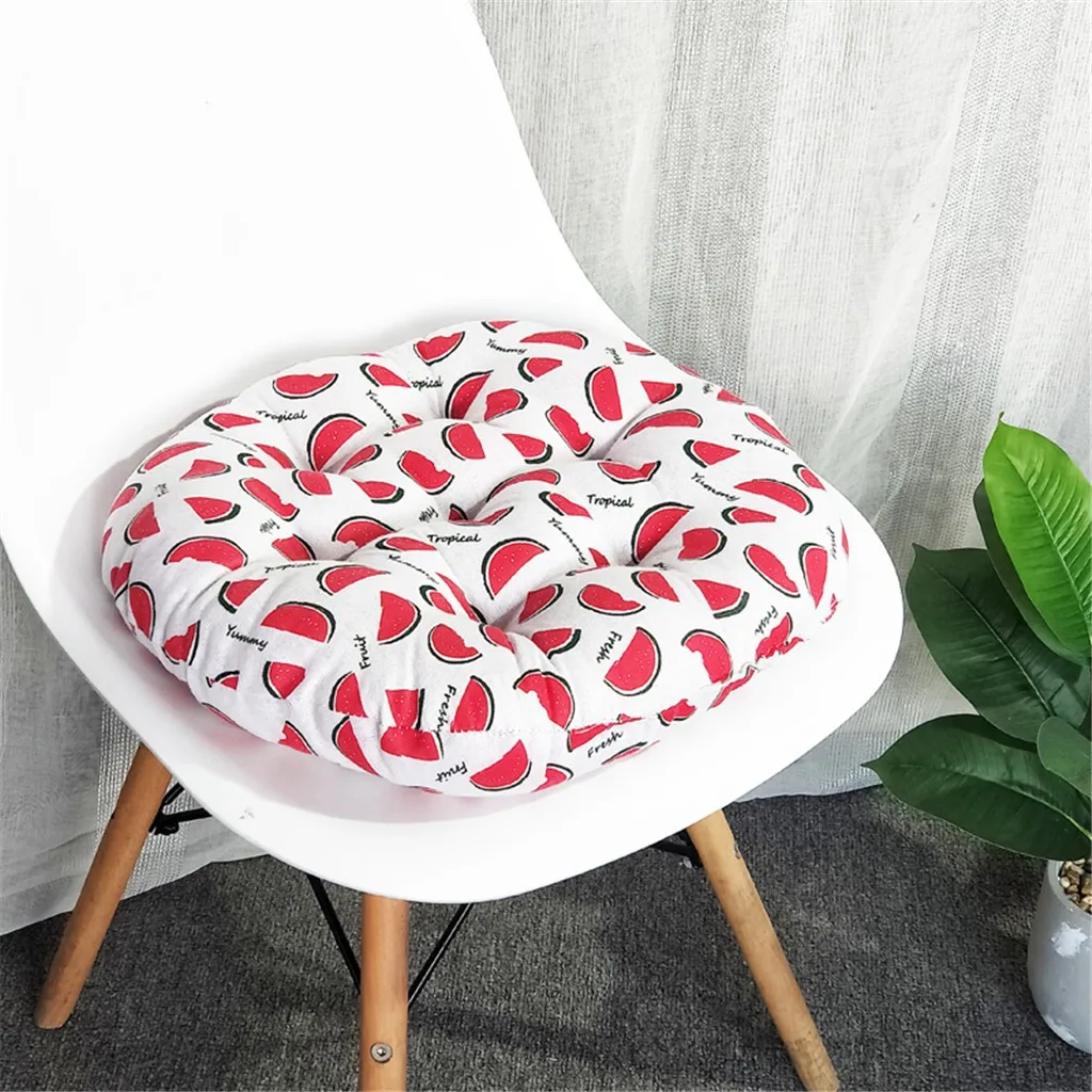 Подушка для стула круглая хлопковая обивка мягкая подушка офиса дома или