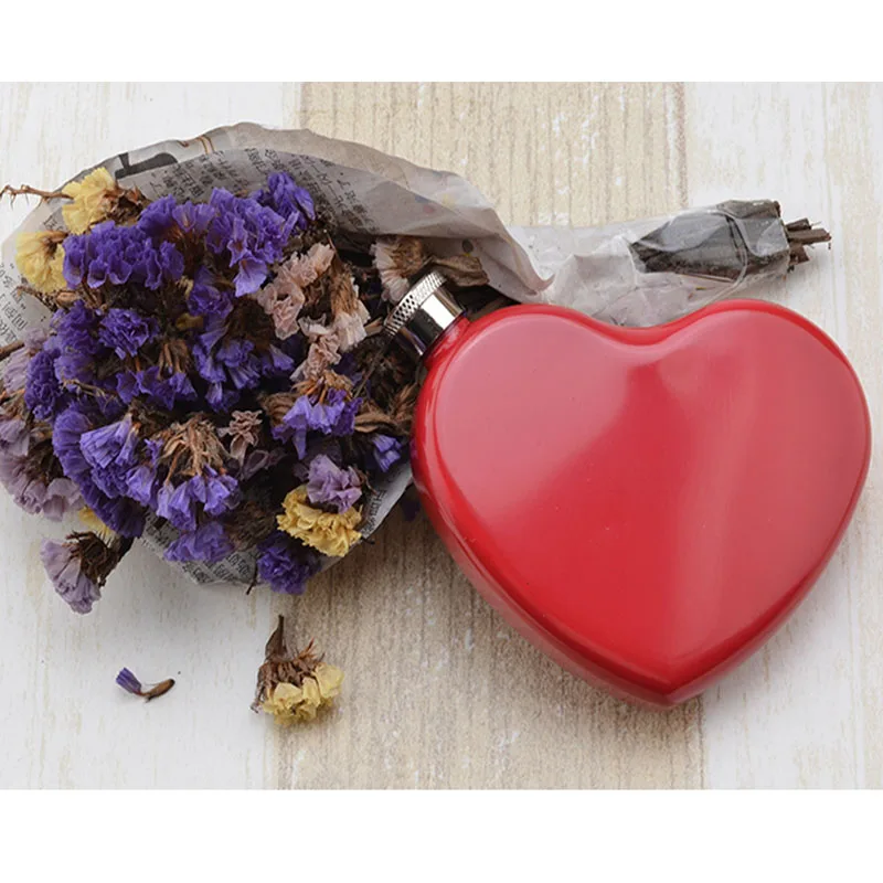 Фляжка в форме красных губ 5 унций пищевой алкогольный ликер из нержавеющей стали