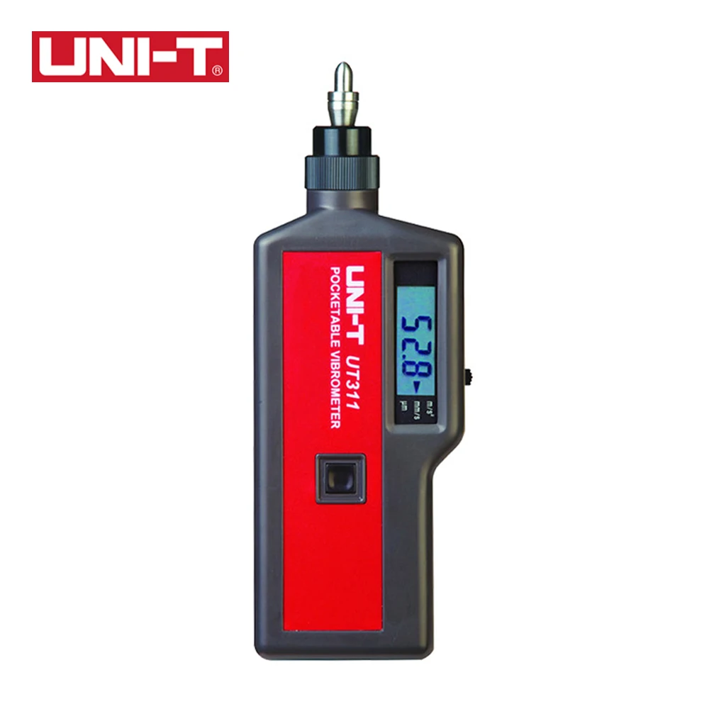 

UNI-T UT311 Vibration Tester Handheld Frequency Displacement Measurement Speed Sensor Data Retention Digital Vibration Analyzer