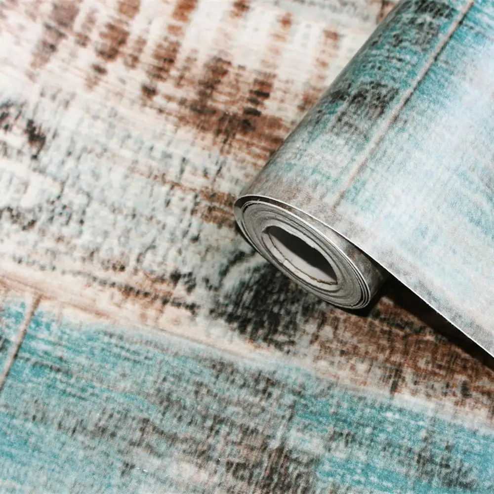 

Imitation wood wallpaper peeling and sticking detachable self-adhesive contact paper furniture cabinet home decoration wallpaper