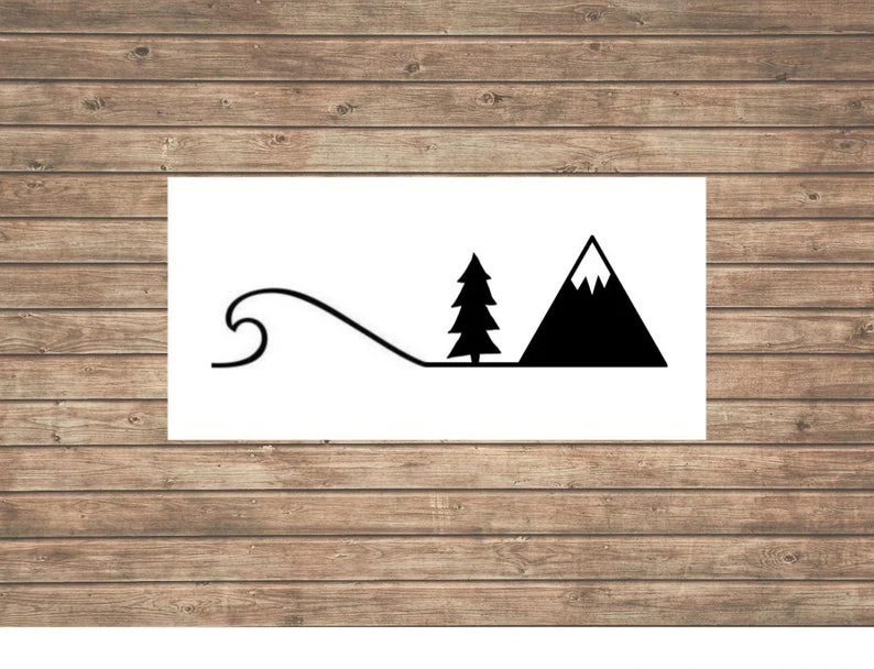 

New Design The Moon And Tree Car Assessoires Fashion Cartoon Car Sticker Window Decoration Personality Vinyl Decals