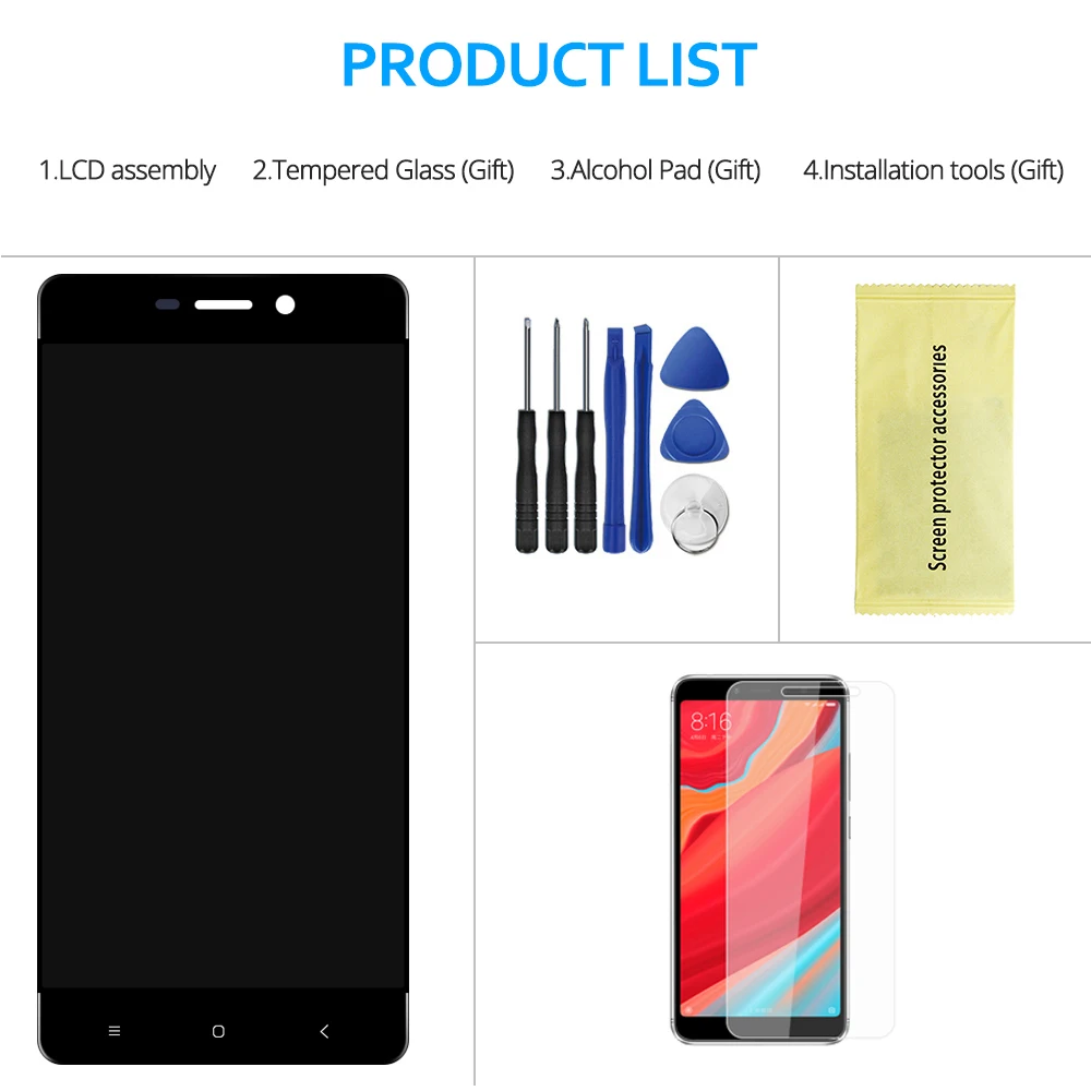 5 0 дюймов для Xiaomi Redmi 4 Pro ЖК дисплей сенсорный экран дигитайзер сенсор в сборе Redmi4 /