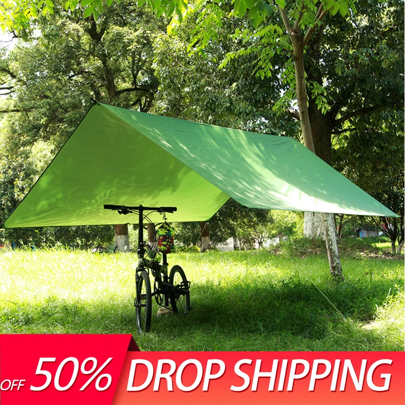 

Туристическая палатка с гамаком, водонепроницаемая, ультралегкий тент от солнца, пешего туризма, кемпинга, пляжа, для выживания, с УФ-защито...