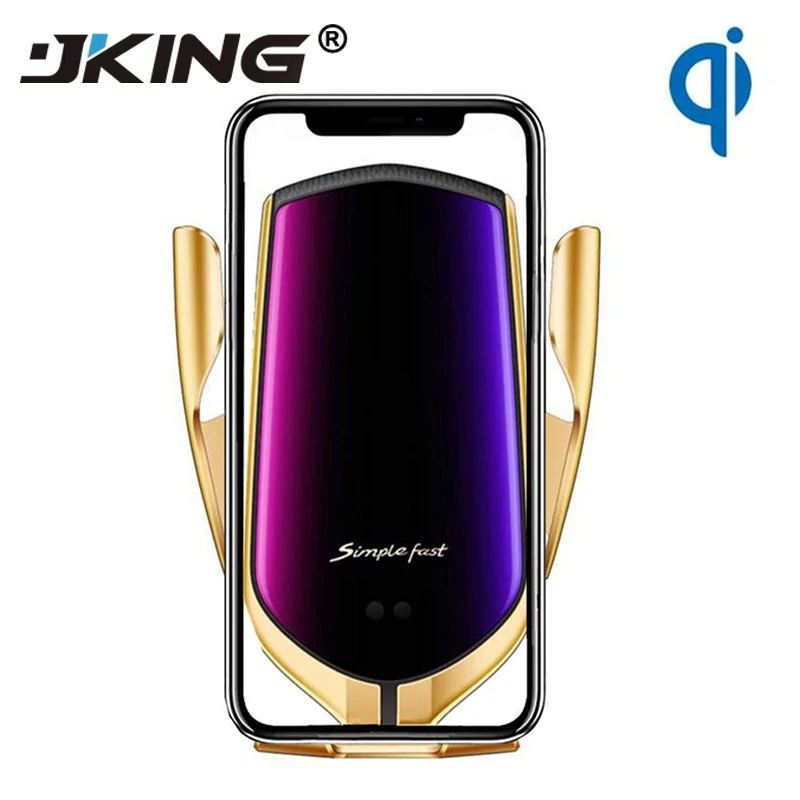 Умный индукционный Автомобильный держатель для телефона беспроводной зарядный