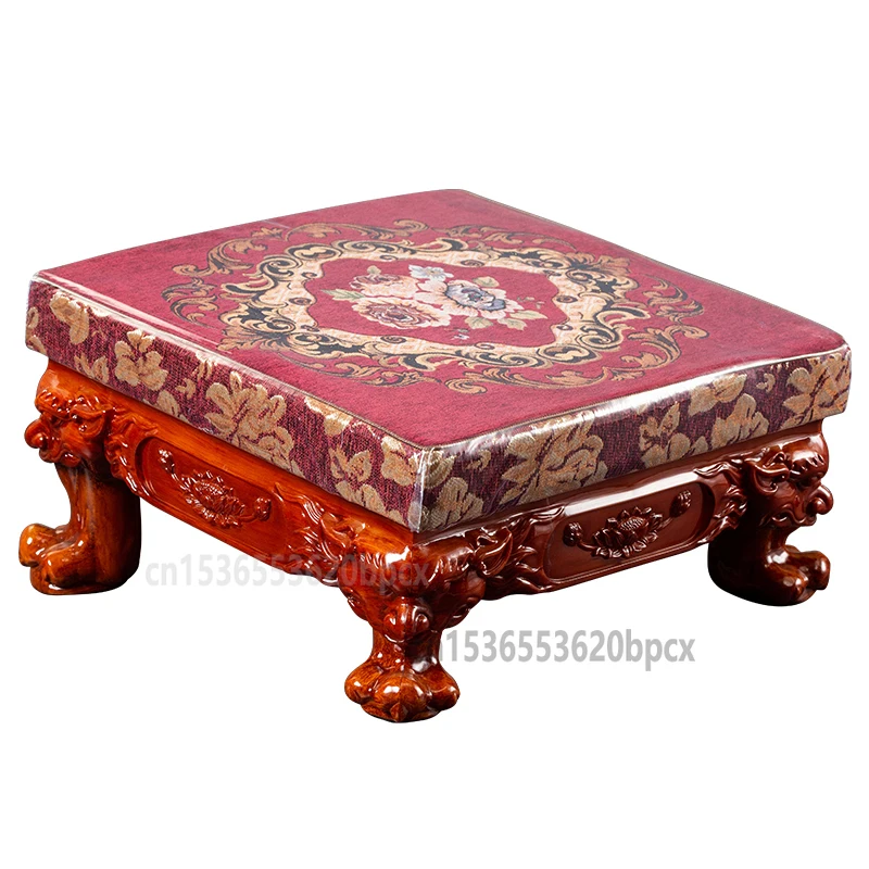 

Square Wood Meditation Pillow Futon Tatami Floor Seat Cushion Tea Ceremony Cushion Buddha Worship Stool Meditation Mat