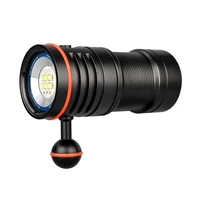 trustfire df50 video diving flashlight 6500 lumen photoraphy light underwater 100m dive lighting high bright led torch