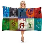 Магическое быстросохнущее пляжное полотенце ManaStrike из микрофибры, Мочалка для лица, плавательное Полотенце Для Серфинга