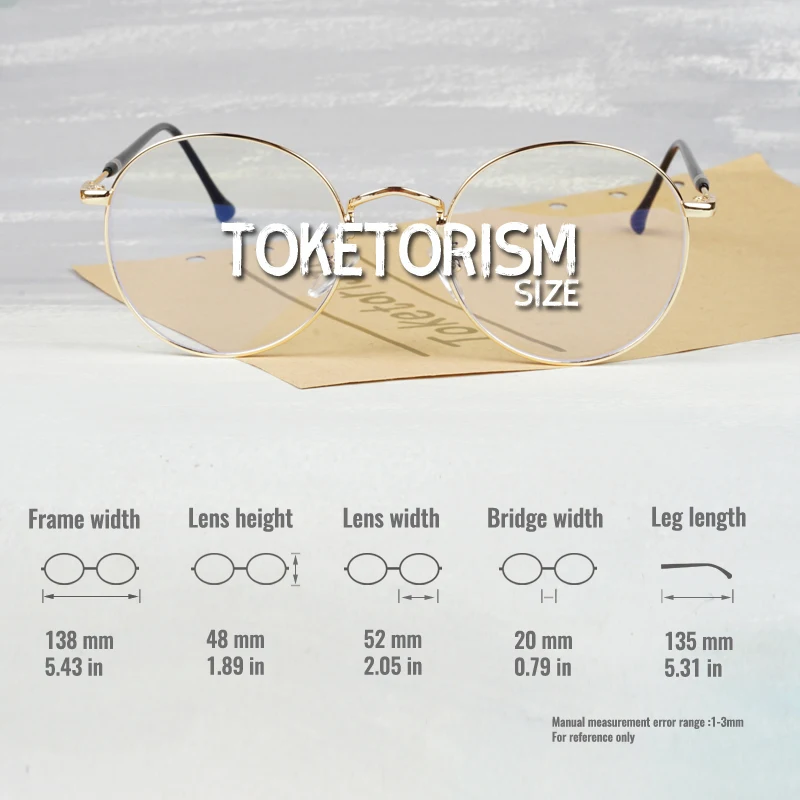 Очки компьютерные Toketorism для мужчин и женщин винтажные очки с защитой от синего