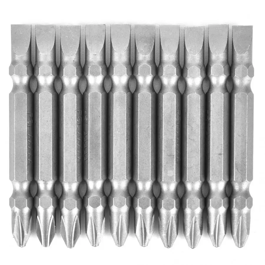 10 шт. насадки отверток крест сплава Сталь PSL Пневматическая отвертка бит 65 мм для