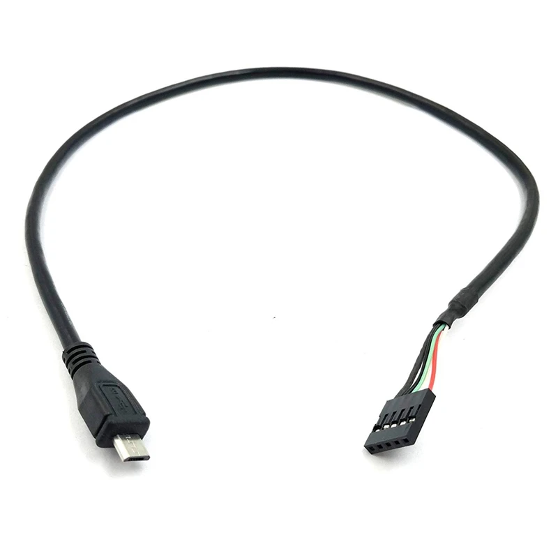 (2 Pack) 50 см 5 Pin Материнская плата женский заголовок к Micro USB Мужской адаптер Дюпон