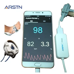 Пульсоксиметр для новорожденных, детей и взрослых, 1 датчик, Пульсоксиметр для телефонов Android, USB с функцией OTG, монитор сна, запись данных