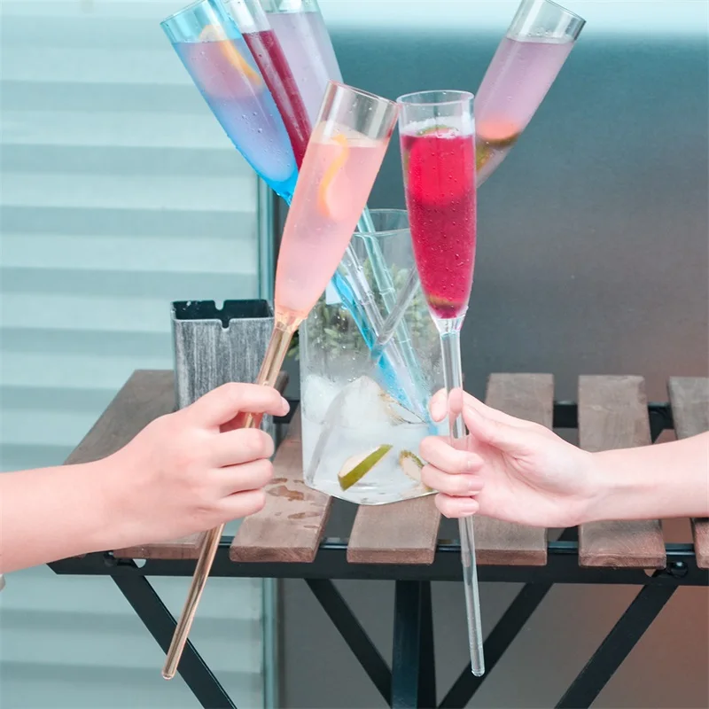 Upspirit 6 шт. пластиковая чашка для коктейлей шампанского бокалы вина