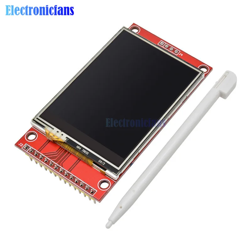 240х320 2.4&quot SPI TFT ЖК сенсорный модуль с PBC ILI9341 3.3В бесплатная доставка|spi tft|lcd touchlcd touch