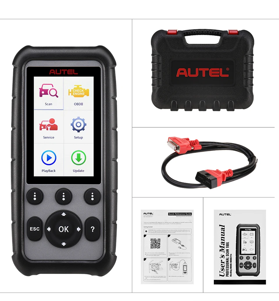 Autel MaxiDiag MD806 OBDII диагностический инструмент автомобильный OBD OBD2 сканер автомобильный считыватель кода обновление MD808 MD802 EPB сброс масла DPF