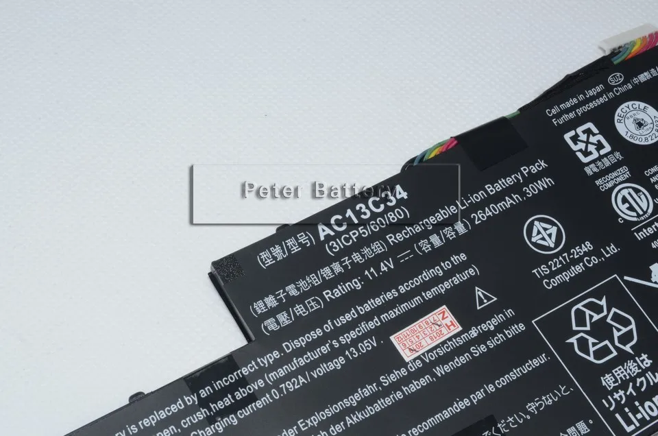 JIGU AC13C34 ноутбук Батарея для ACER Aspire E-11 E3-111 E3-112 ES1 ES1-111 ES1-420 V-11 V3-111 V3-112 V5-122P