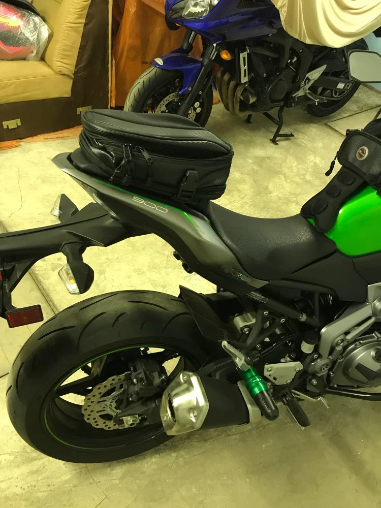 Задняя сумка для мотоцикла прочная (включая дождевик) Водонепроницаемая