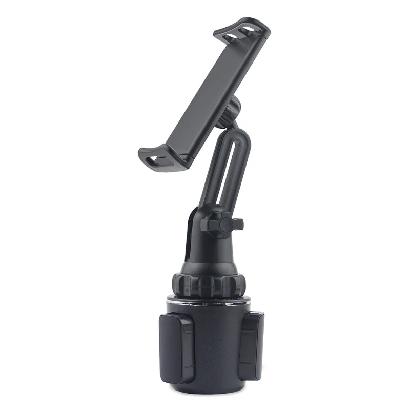 

Universal Car Tablet Mount Adjustable Arm SUV Car Cup Holder Cellphone Mount Stand for 4 to 12" Mobile Phone Smartphone T84C