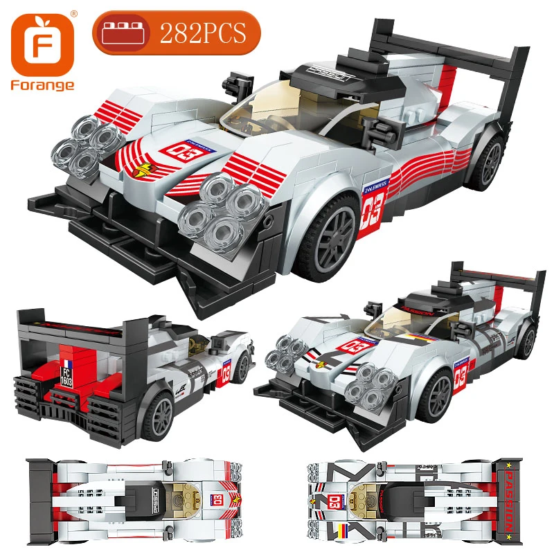 Суперскоростной автомобильный строительный блок мини модель автомобиля кирпичи