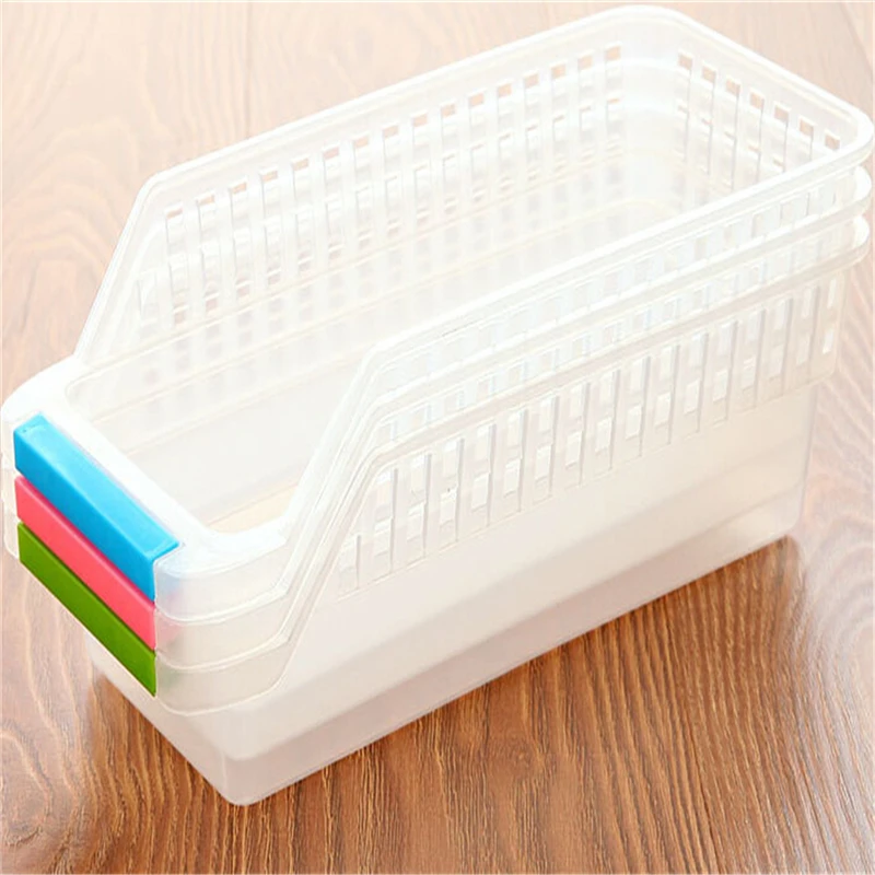 Best 1 Pcs High Quality New Slide Kitchen Fridge Freezer Space Saver Organizer Refrigerator Storage Rack Shelf Holder Drawer | Дом и сад