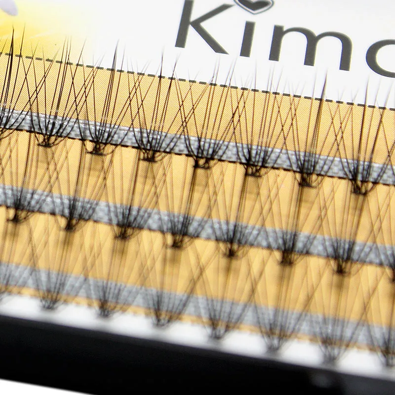 Kimcci Natural Long Individual Flare Lashes Cluster False Eyelashes 60 Bundles/Box 10D Mink Eyelash Extension Makeup Cilia Cilio | Красота и