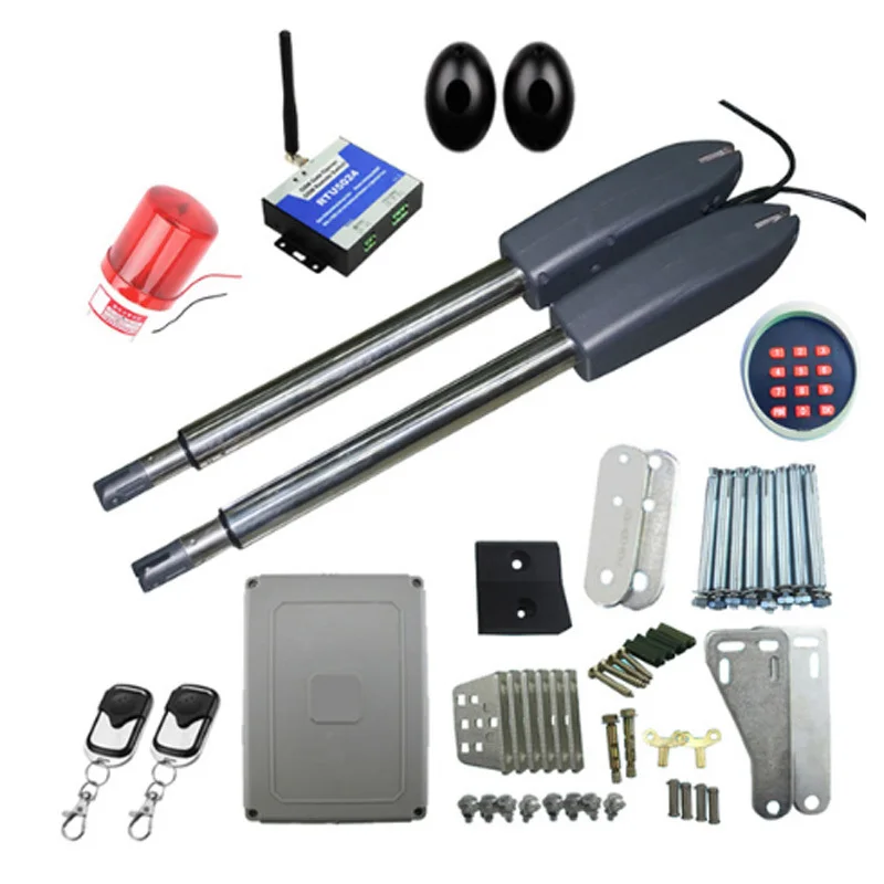 Автоматический распашных ворот открывалка для Вес до 300 кг 400 и 3 метров каждый