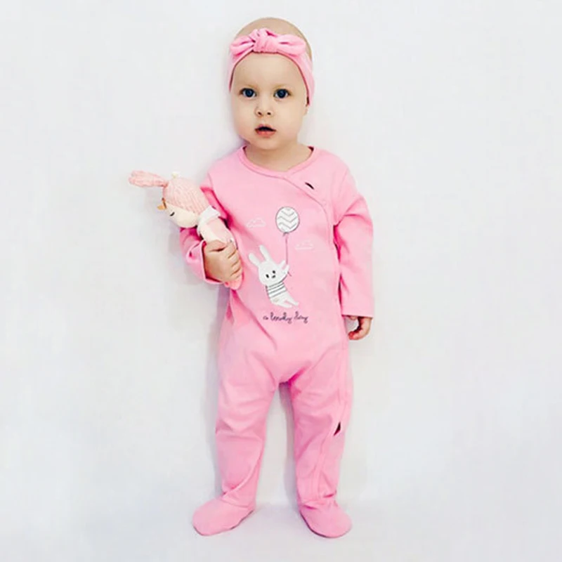 

Fashion Jumpsuit Casual Cartoon Boy Girl Clothes Baby Spring Footies Boutique Onesies Long Sleeve Overalls for Newborn Discharge